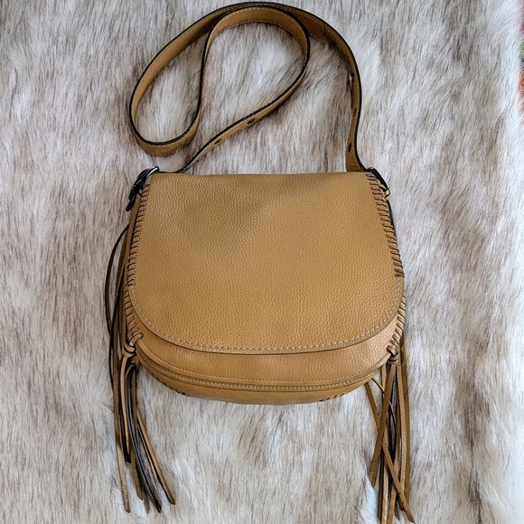1941 Saddle Bag with Whipstitch and Fringe Details - Picture 1 of 16